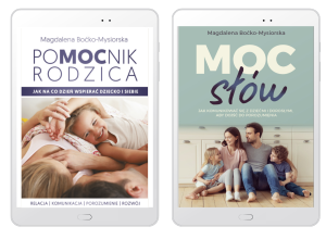 Zestaw e-booków 'PoMOCnik rodzica' i 'Moc słów'